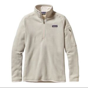 Patagonia cream 1/4 zip